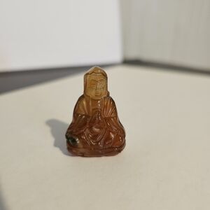 Guanyin Amber Buddha Figurine